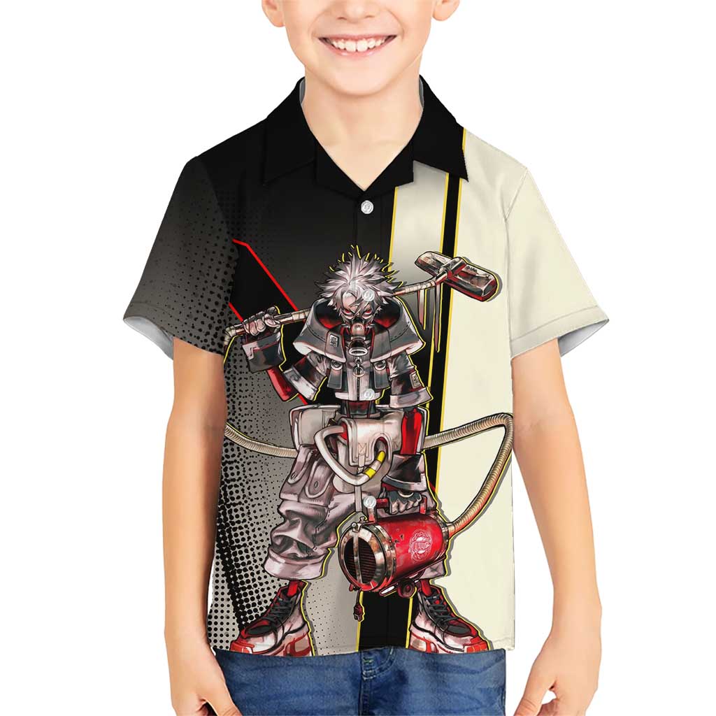 Rudo Surebrec Kid Hawaiian Shirt Grunge Manga Illustration Style