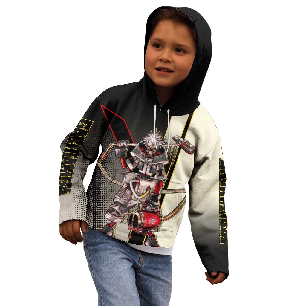 Rudo Surebrec Kid Hoodie Grunge Manga Illustration Style
