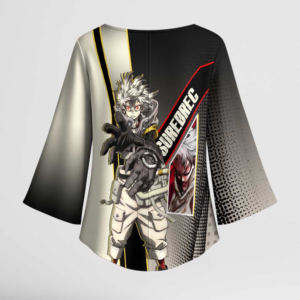 Rudo Surebrec Kimono Sleeve Blouse Grunge Manga Illustration Style