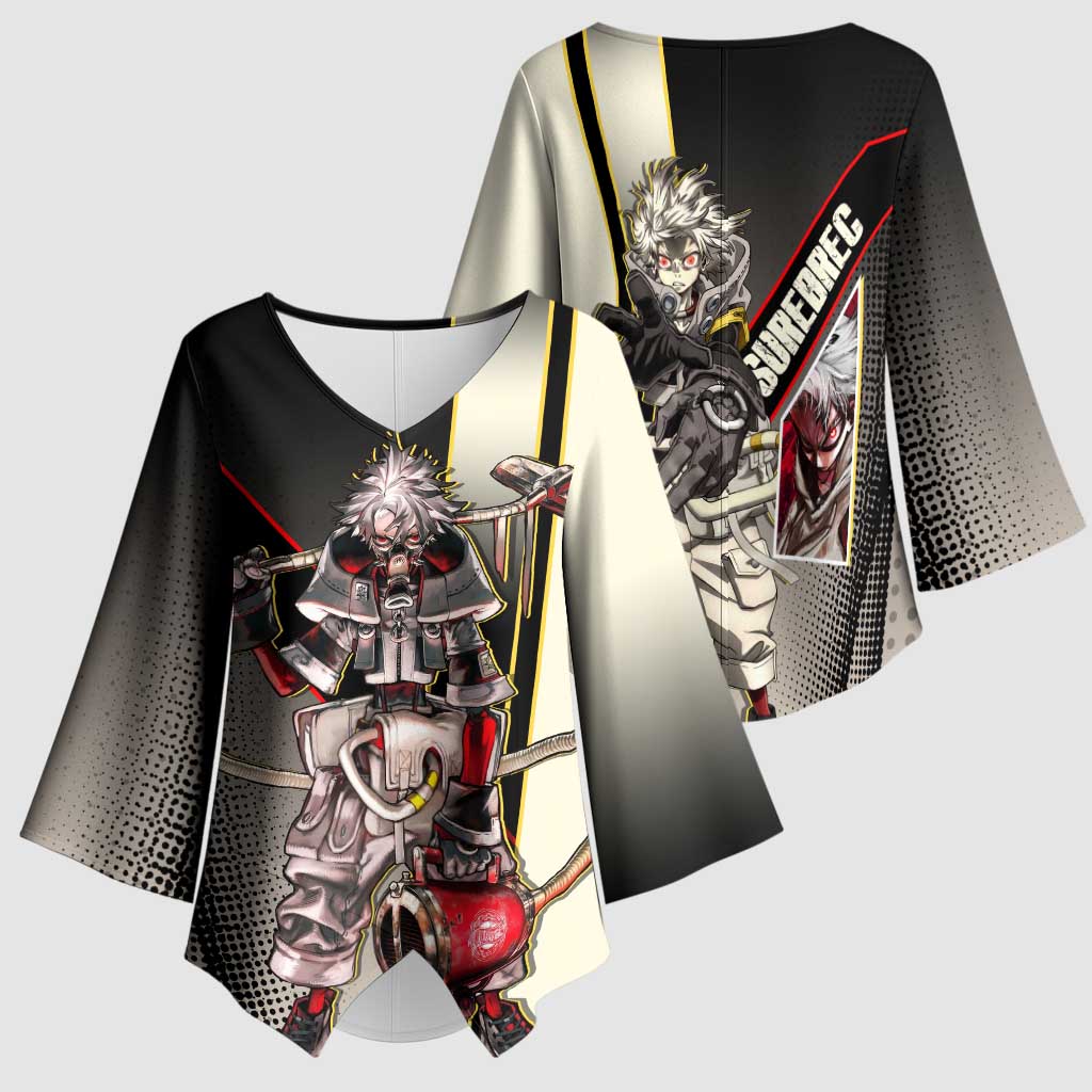 Rudo Surebrec Kimono Sleeve Blouse Grunge Manga Illustration Style