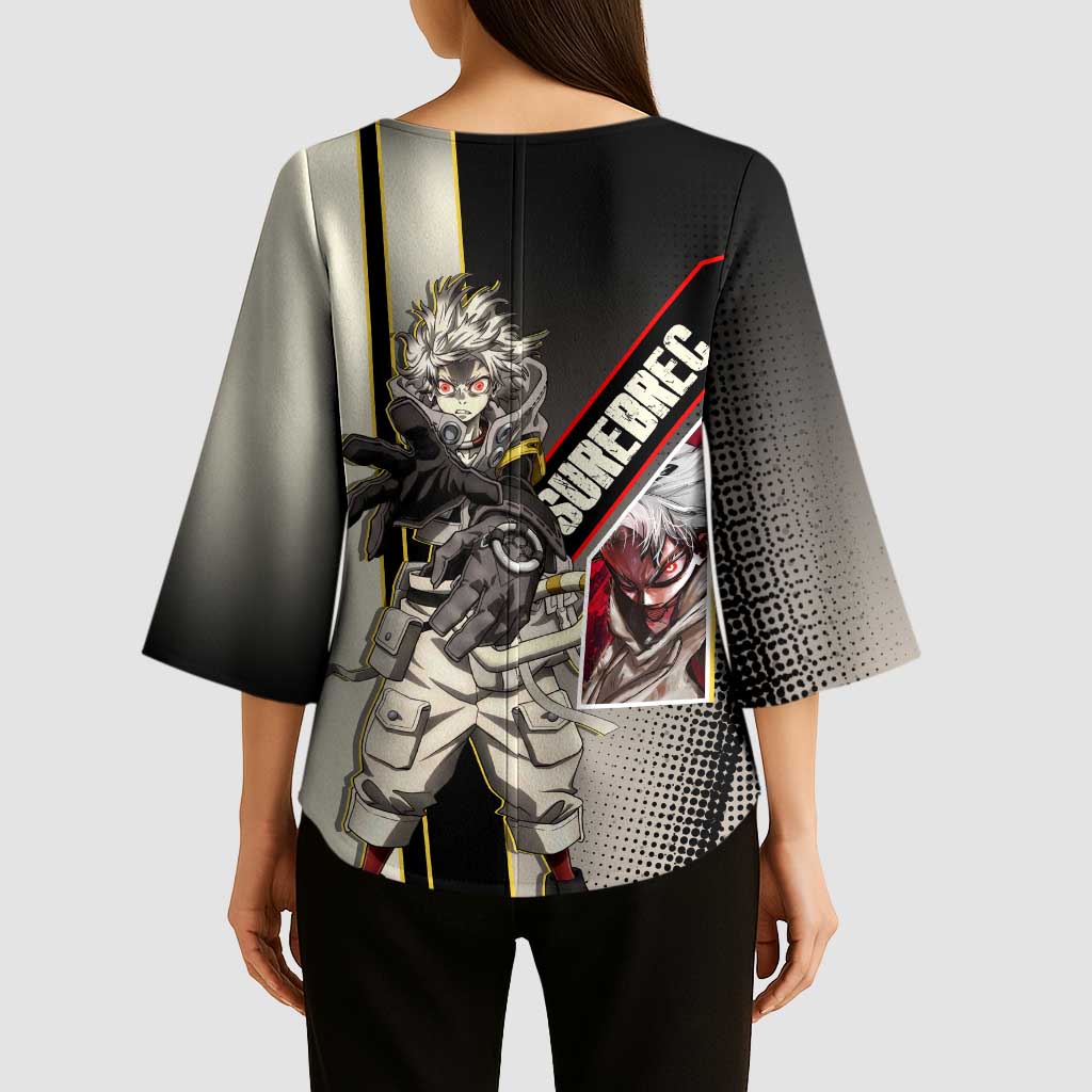 Rudo Surebrec Kimono Sleeve Blouse Grunge Manga Illustration Style