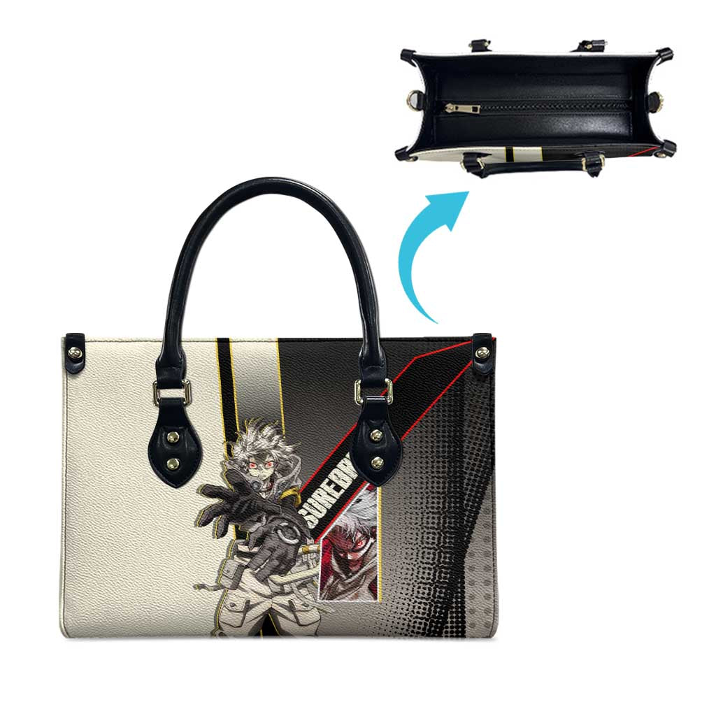 Rudo Surebrec Leather Bag Grunge Manga Illustration Style