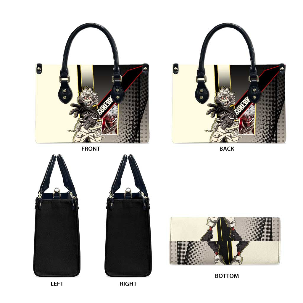 Rudo Surebrec Leather Bag Grunge Manga Illustration Style