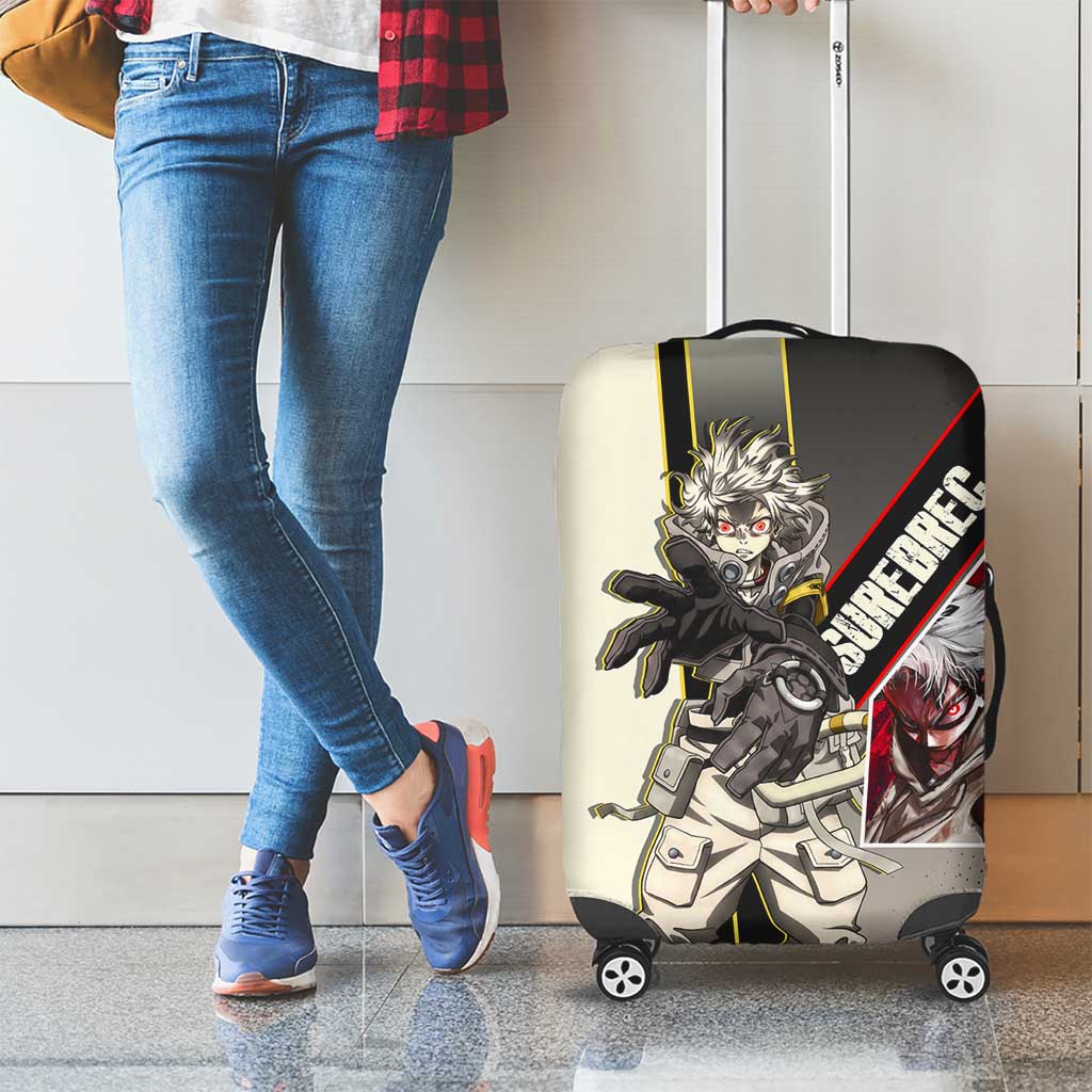 Rudo Surebrec Luggage Cover Grunge Manga Illustration Style