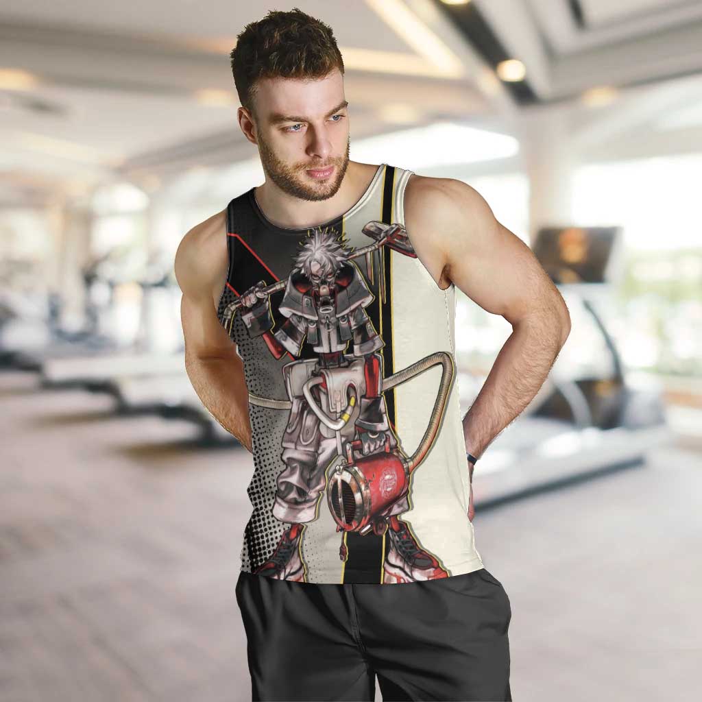 Rudo Surebrec Men Tank Top Grunge Manga Illustration Style