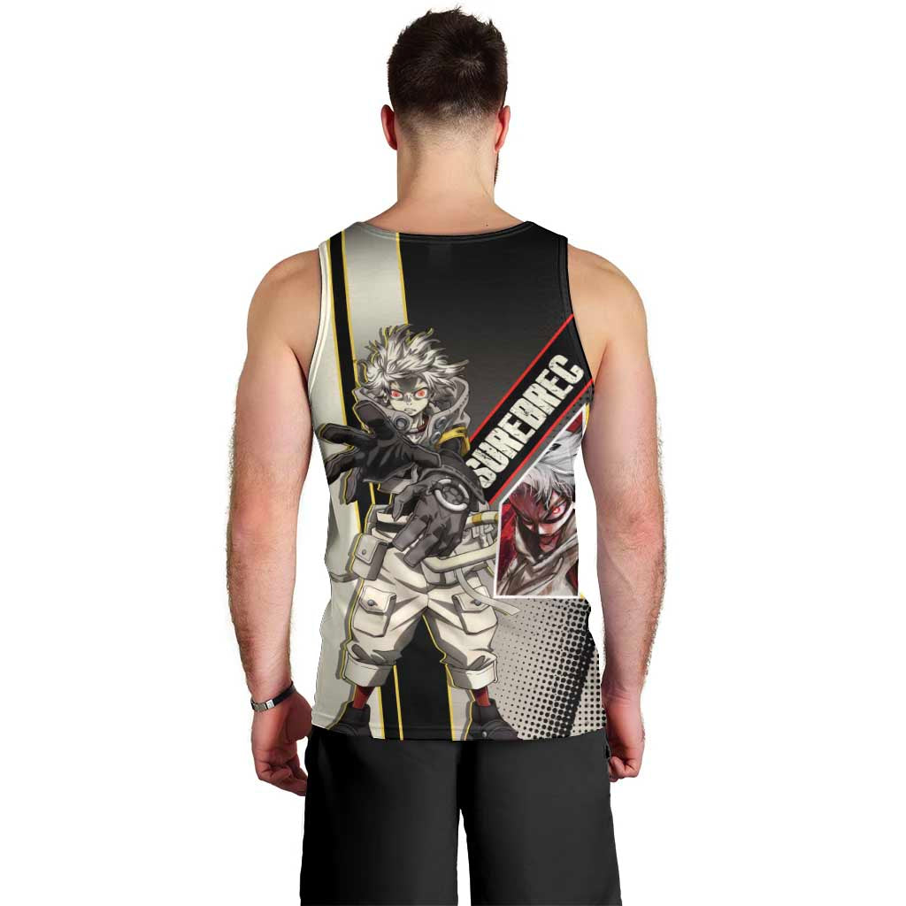 Rudo Surebrec Men Tank Top Grunge Manga Illustration Style