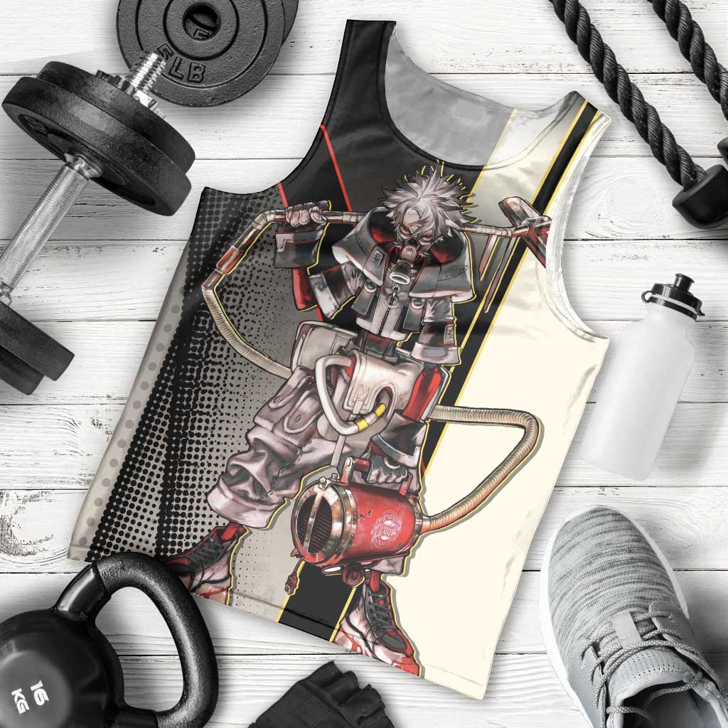 Rudo Surebrec Men Tank Top Grunge Manga Illustration Style
