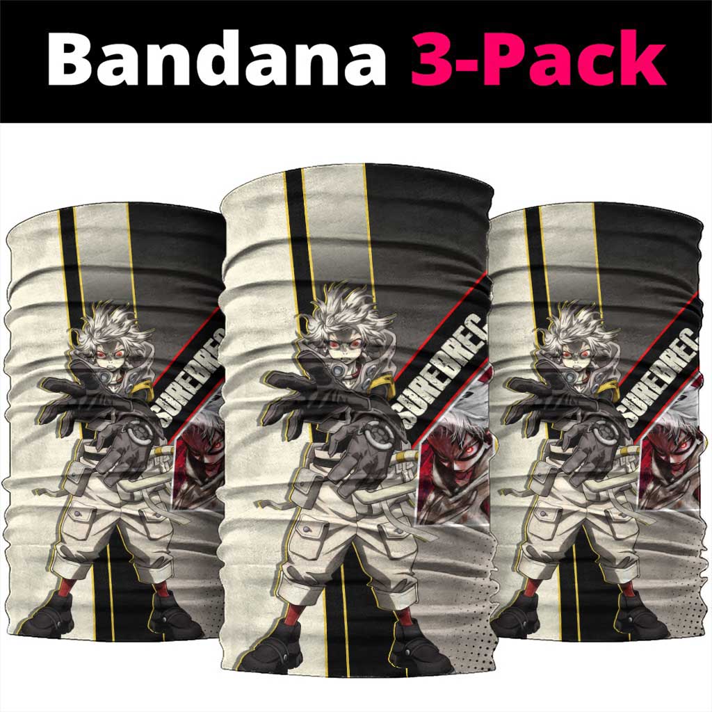 Rudo Surebrec Neck Gaiter Grunge Manga Illustration Style