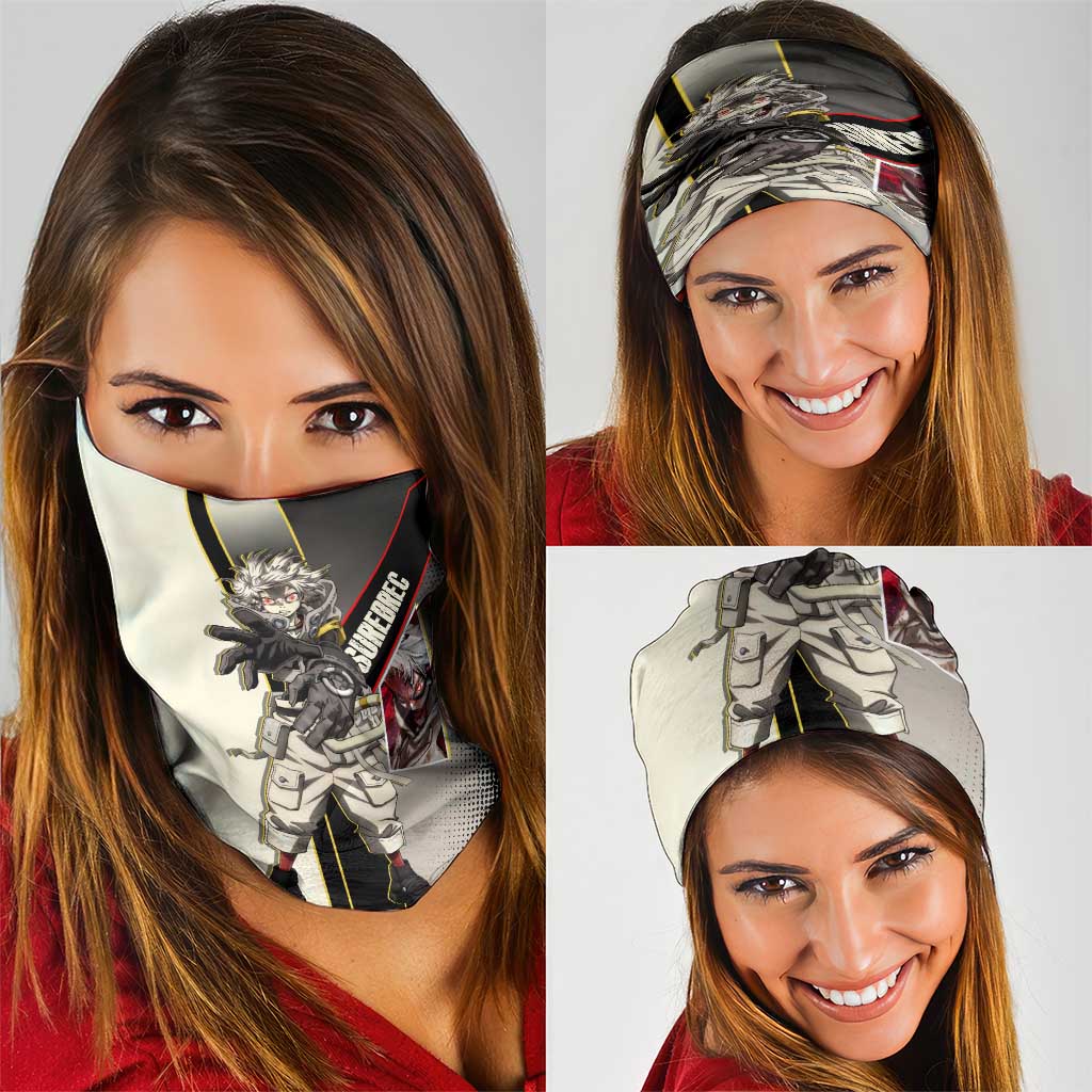 Rudo Surebrec Neck Gaiter Grunge Manga Illustration Style