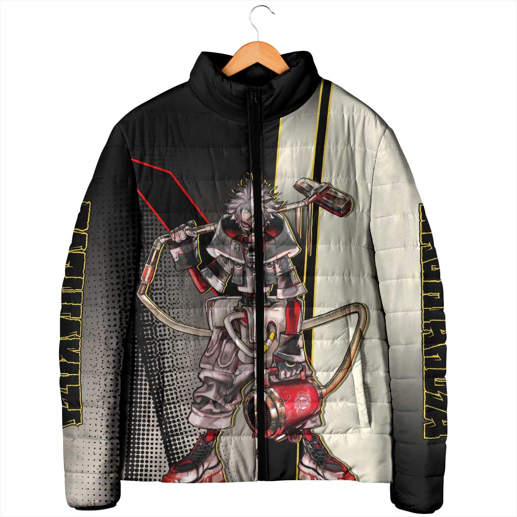 Rudo Surebrec Padded Jacket Grunge Manga Illustration Style