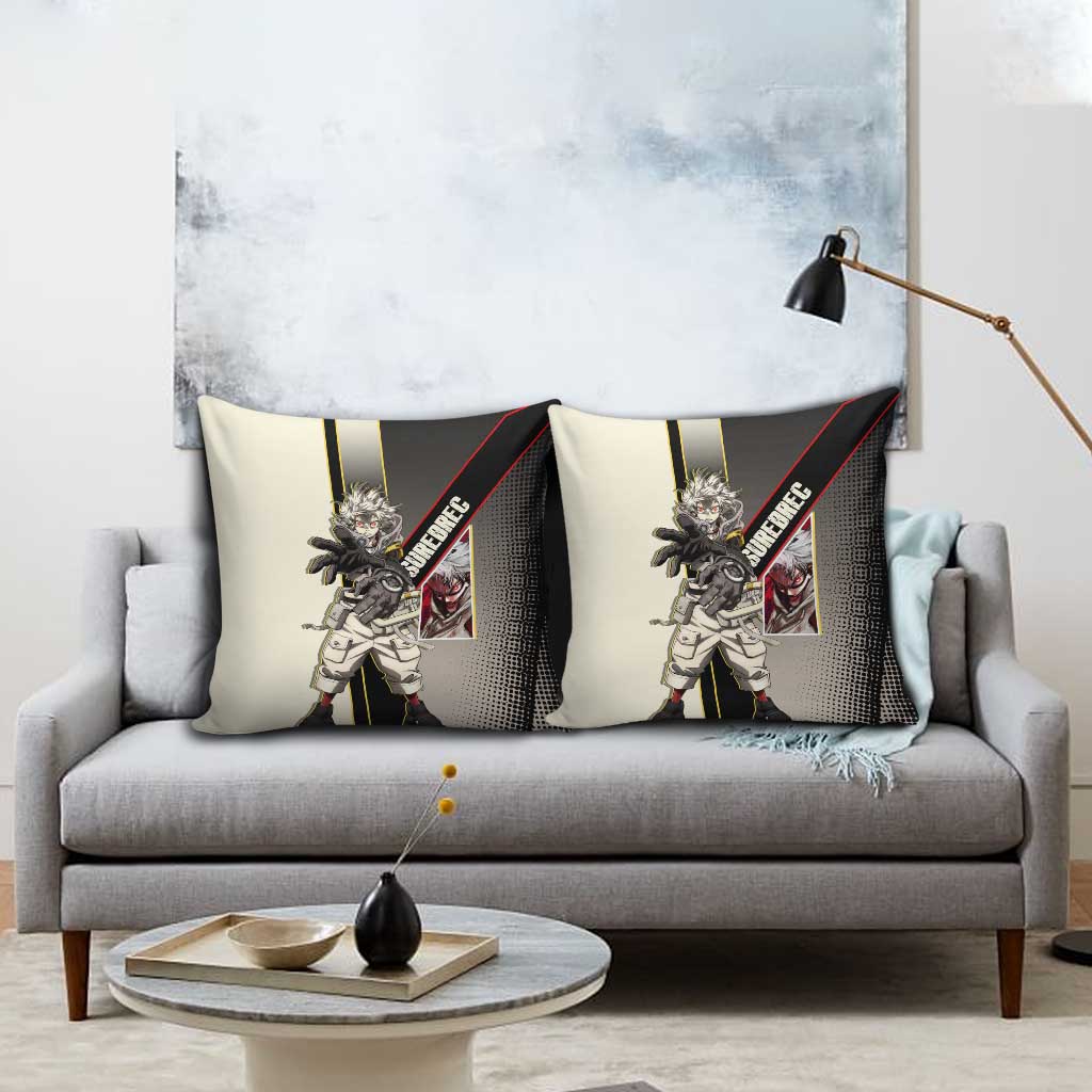 Rudo Surebrec Pillow Cover Grunge Manga Illustration Style