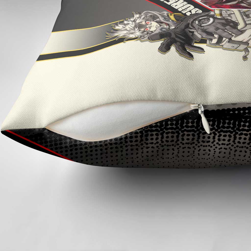 Rudo Surebrec Pillow Cover Grunge Manga Illustration Style