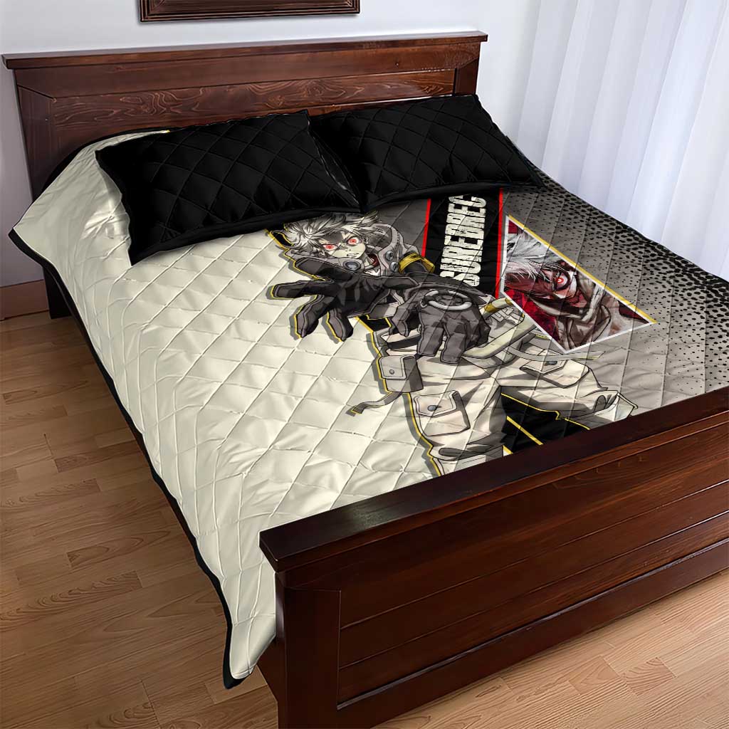 Rudo Surebrec Quilt Bed Set Grunge Manga Illustration Style