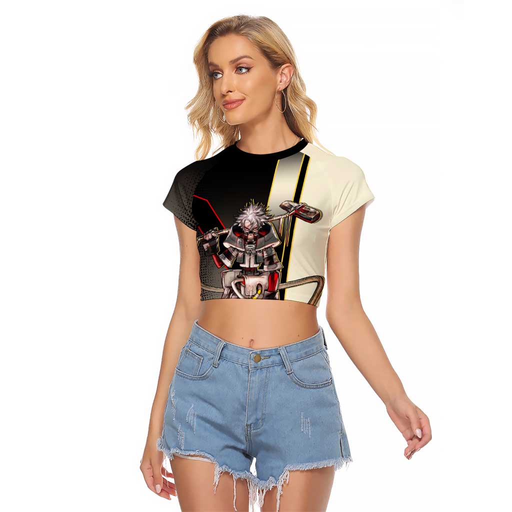 Rudo Surebrec Raglan Cropped T Shirt Grunge Manga Illustration Style
