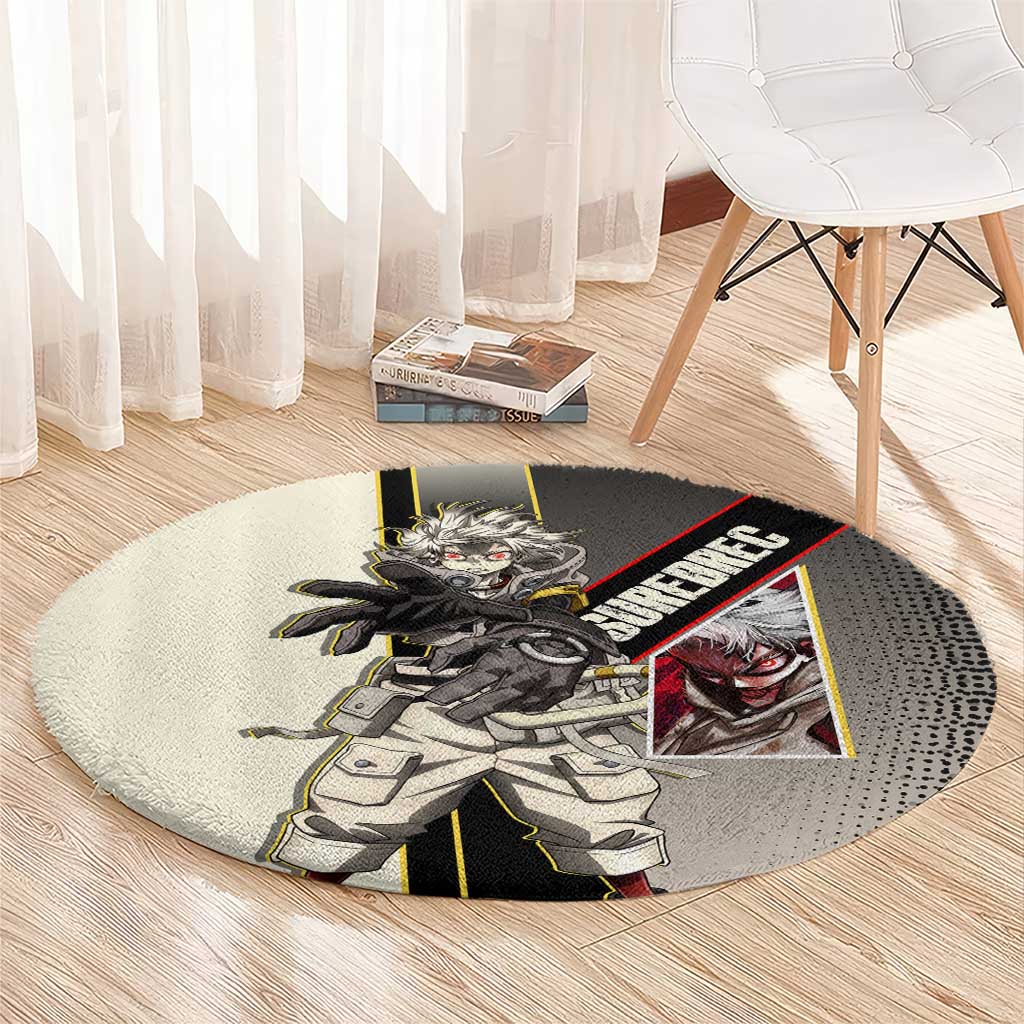 Rudo Surebrec Round Carpet Grunge Manga Illustration Style