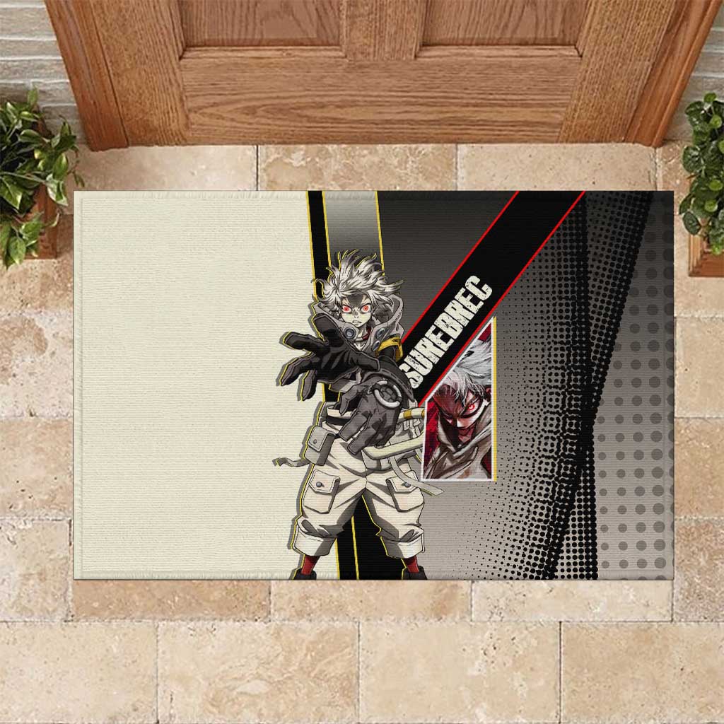 Rudo Surebrec Rubber Doormat Grunge Manga Illustration Style