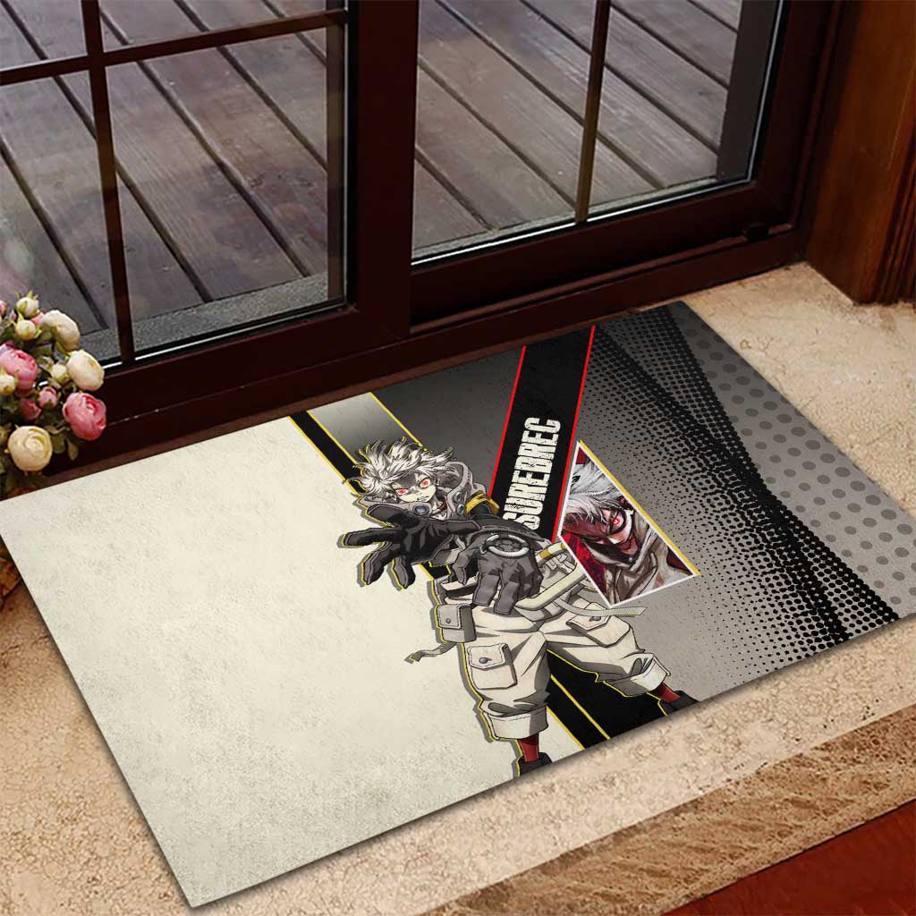 Rudo Surebrec Rubber Doormat Grunge Manga Illustration Style