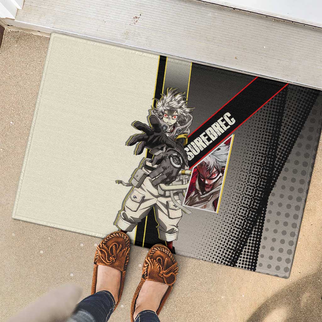 Rudo Surebrec Rubber Doormat Grunge Manga Illustration Style