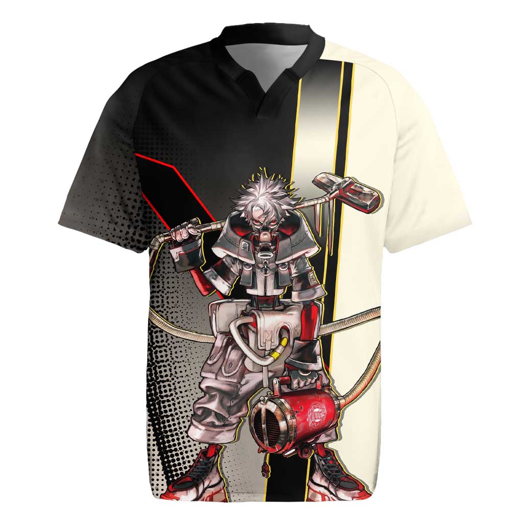 Rudo Surebrec Rugby Jersey Grunge Manga Illustration Style