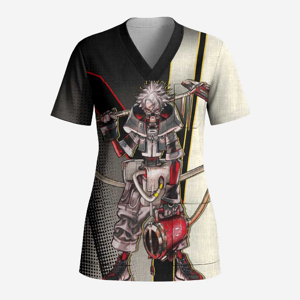Rudo Surebrec Scrub Top Grunge Manga Illustration Style