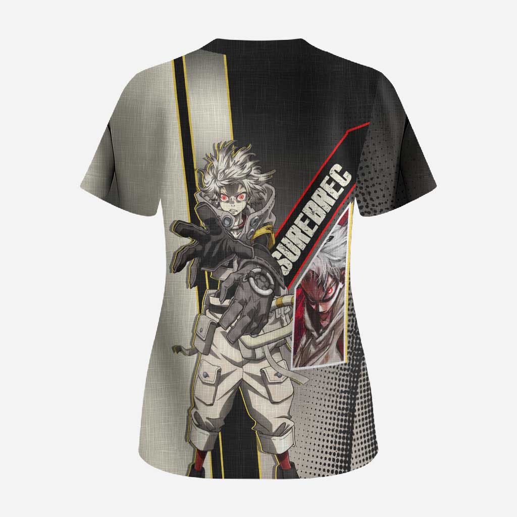 Rudo Surebrec Scrub Top Grunge Manga Illustration Style