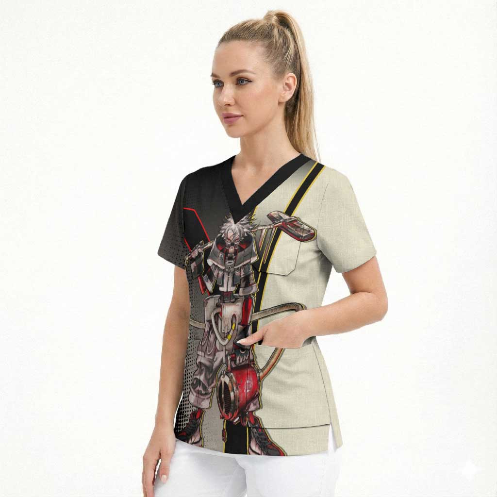 Rudo Surebrec Scrub Top Grunge Manga Illustration Style