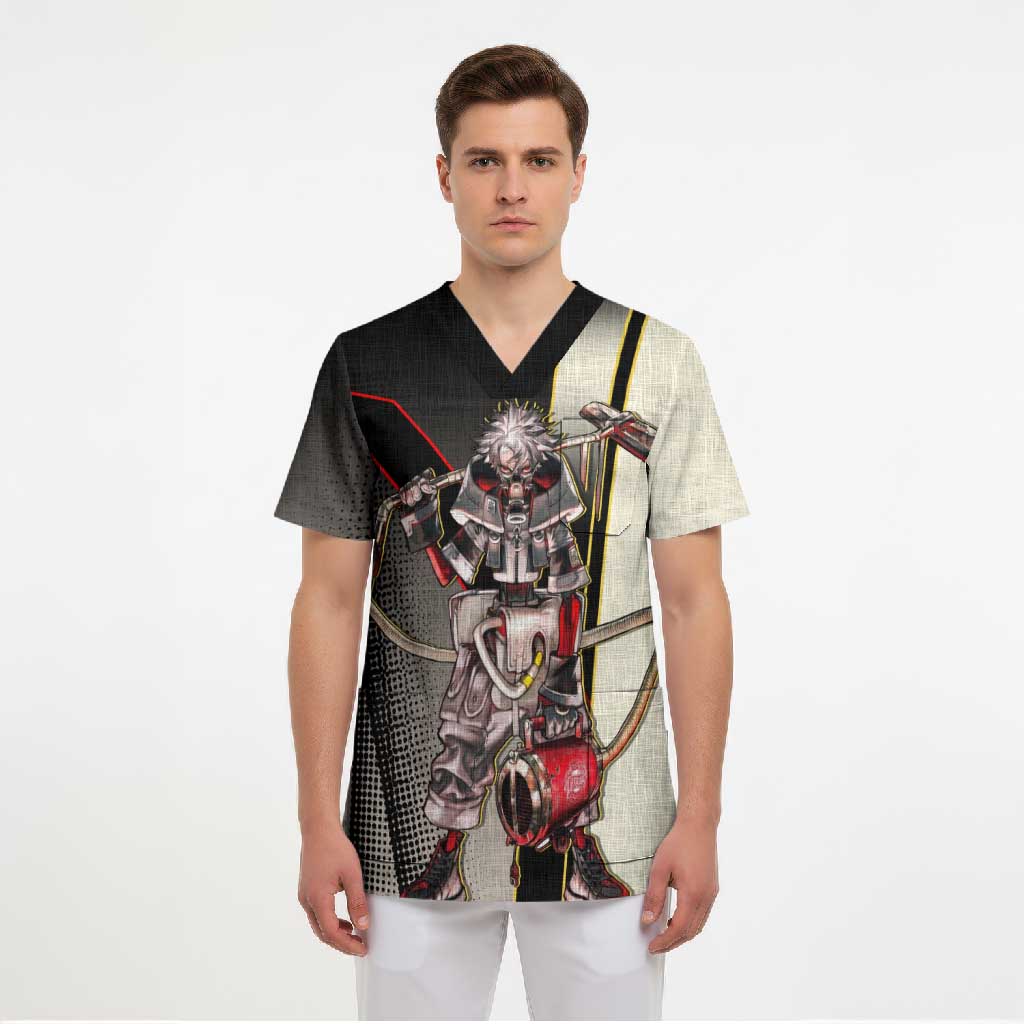 Rudo Surebrec Scrub Top Grunge Manga Illustration Style