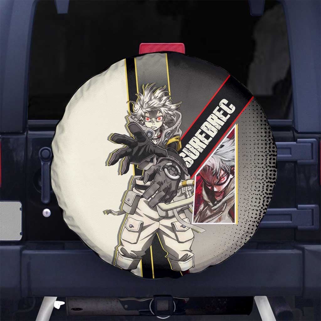 Rudo Surebrec Spare Tire Cover Grunge Manga Illustration Style