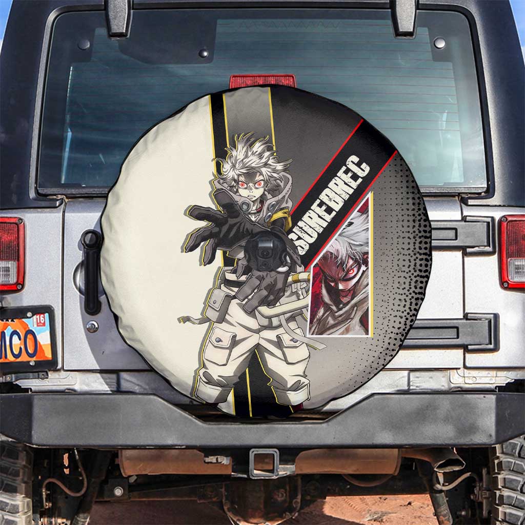 Rudo Surebrec Spare Tire Cover Grunge Manga Illustration Style