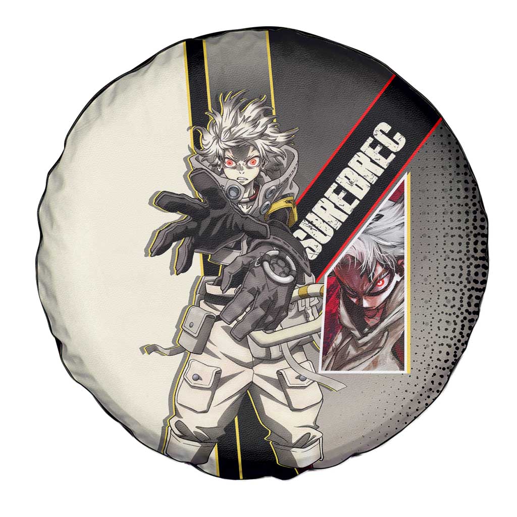Rudo Surebrec Spare Tire Cover Grunge Manga Illustration Style