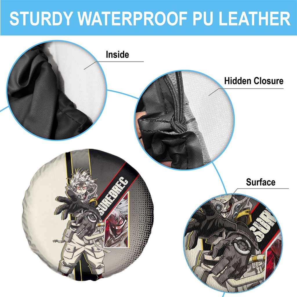 Rudo Surebrec Spare Tire Cover Grunge Manga Illustration Style