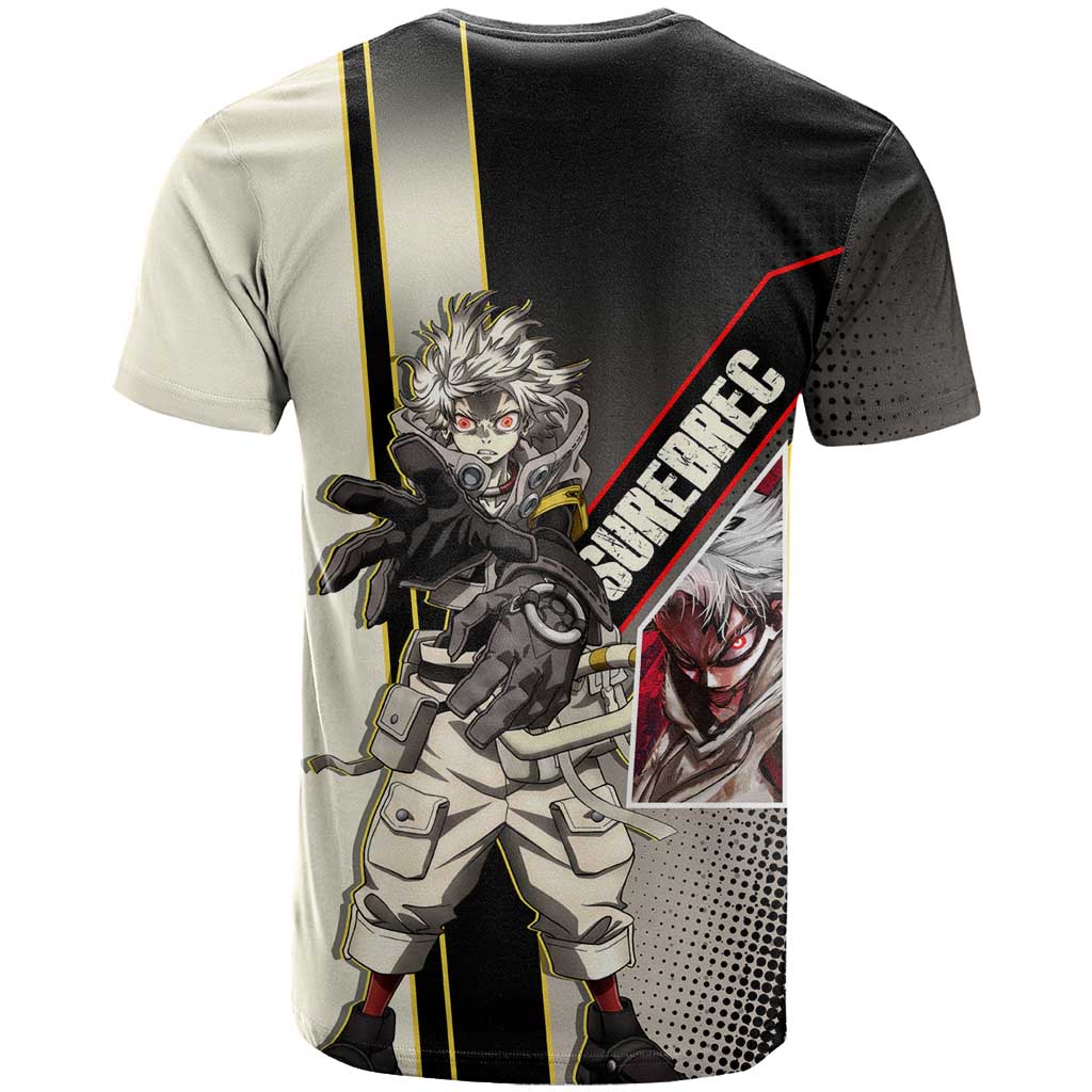 Rudo Surebrec T Shirt Grunge Manga Illustration Style