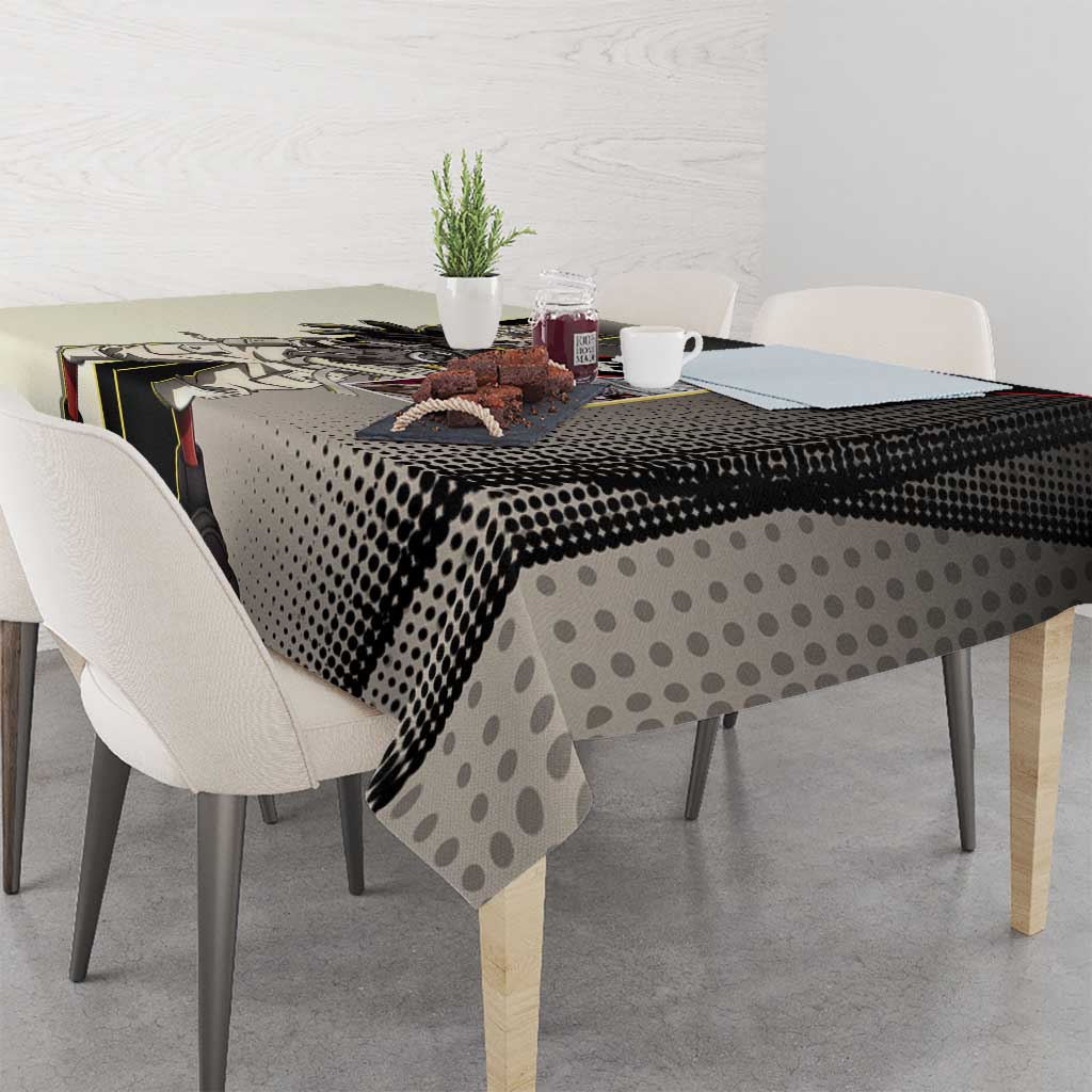 Rudo Surebrec Tablecloth Grunge Manga Illustration Style