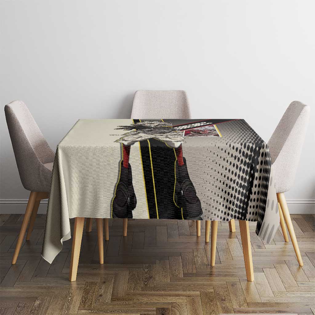 Rudo Surebrec Tablecloth Grunge Manga Illustration Style