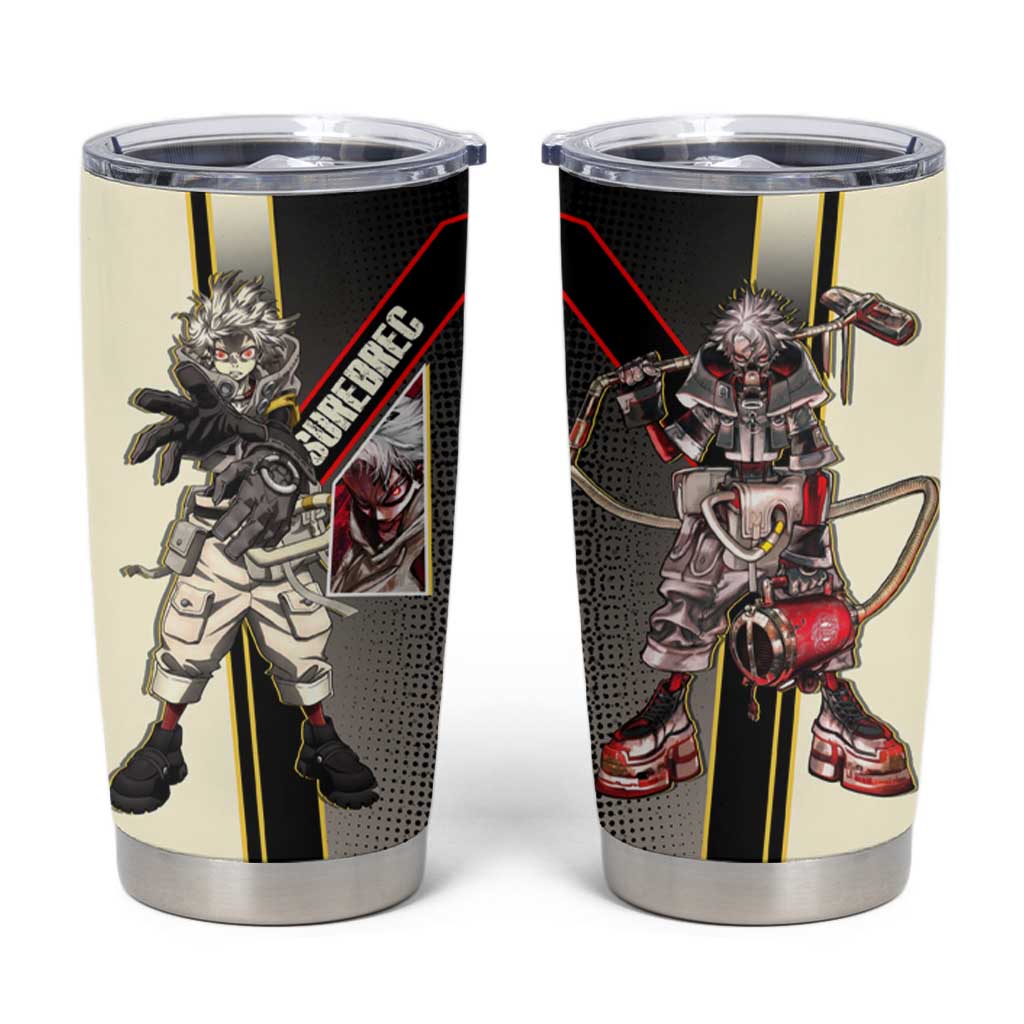 Rudo Surebrec Tumbler Cup Grunge Manga Illustration Style