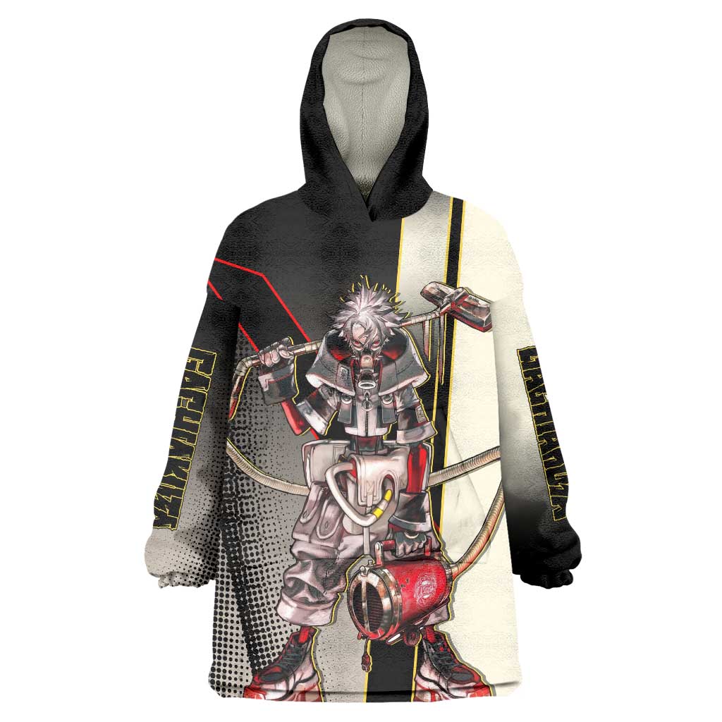 Rudo Surebrec Wearable Blanket Hoodie Grunge Manga Illustration Style