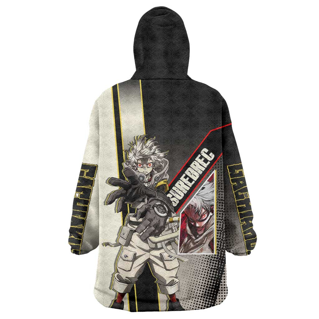 Rudo Surebrec Wearable Blanket Hoodie Grunge Manga Illustration Style