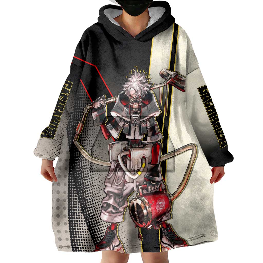 Rudo Surebrec Wearable Blanket Hoodie Grunge Manga Illustration Style