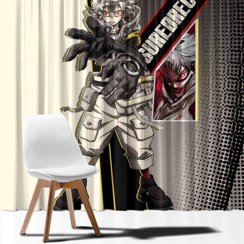 Rudo Surebrec Window Curtain Grunge Manga Illustration Style