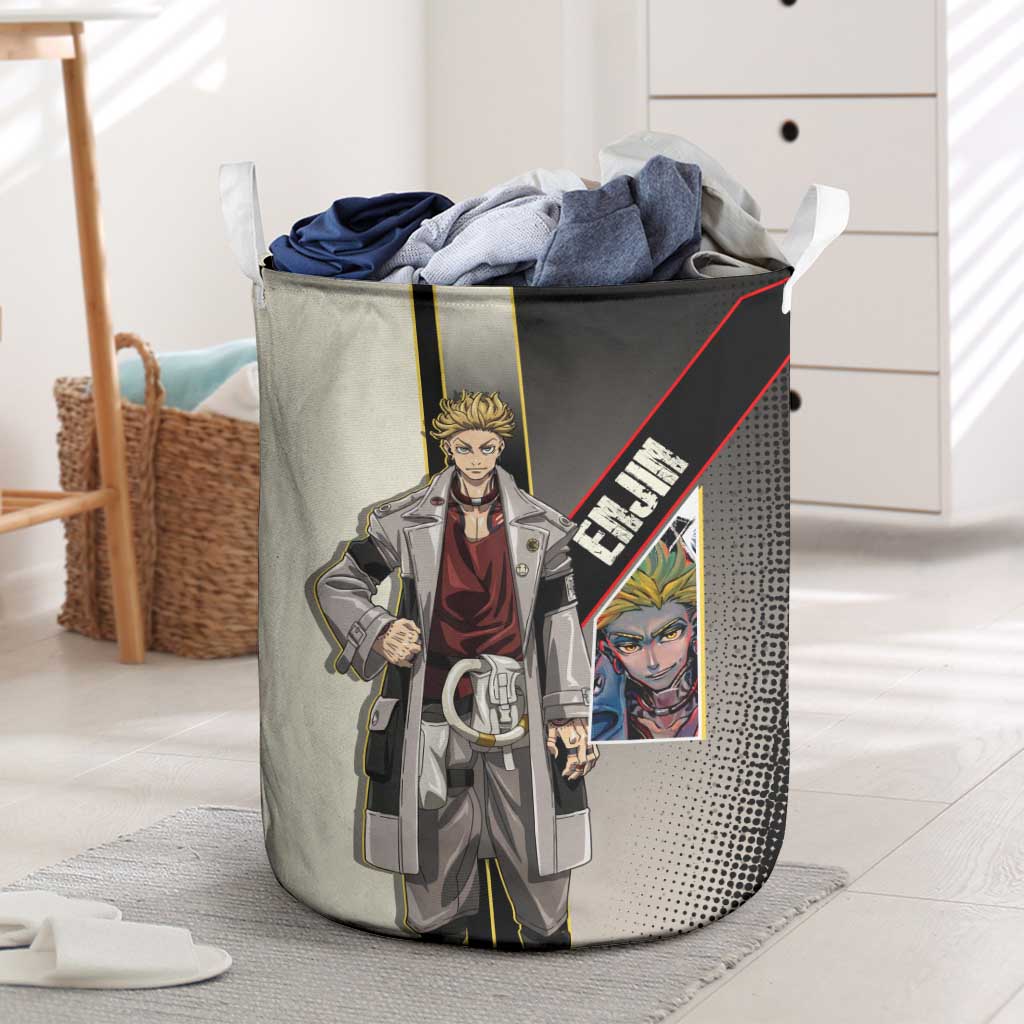 Enjin Crimson Strategist Laundry Basket Grunge Manga Illustration Style