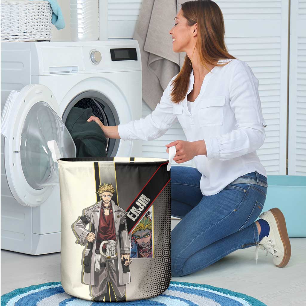 Enjin Crimson Strategist Laundry Basket Grunge Manga Illustration Style