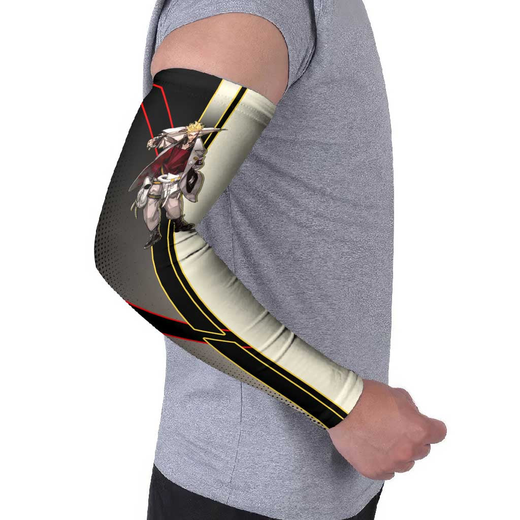Enjin Crimson Strategist Arm Sleeves Grunge Manga Illustration Style