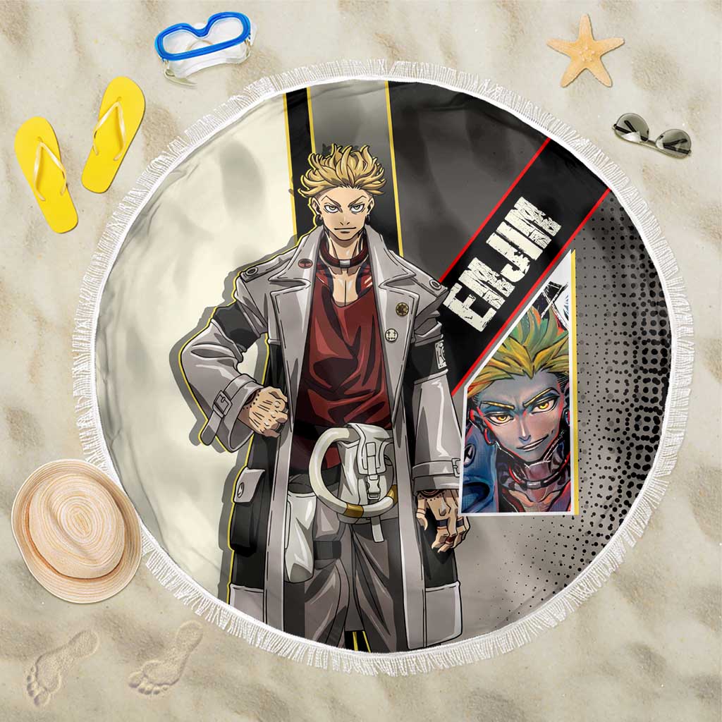 Enjin Crimson Strategist Beach Blanket Grunge Manga Illustration Style
