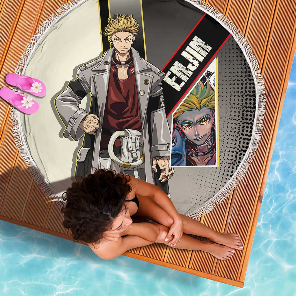 Enjin Crimson Strategist Beach Blanket Grunge Manga Illustration Style