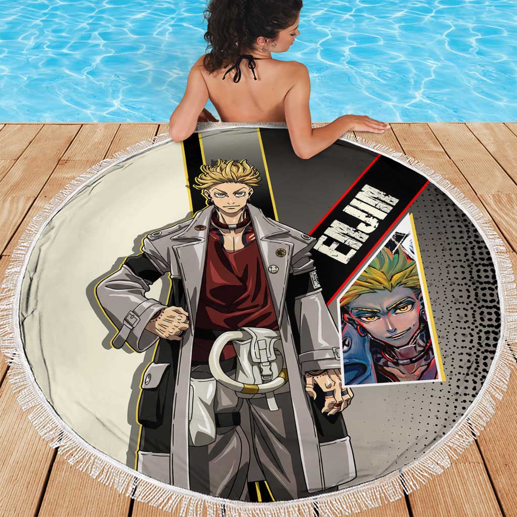 Enjin Crimson Strategist Beach Blanket Grunge Manga Illustration Style