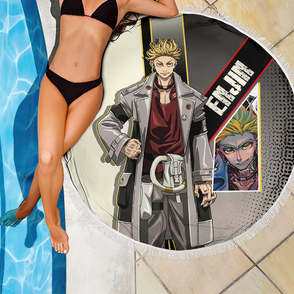 Enjin Crimson Strategist Beach Blanket Grunge Manga Illustration Style