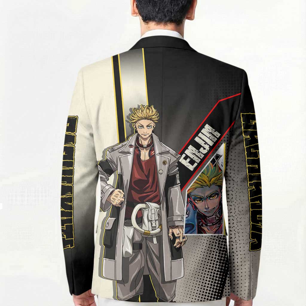 Enjin Crimson Strategist Blazer Grunge Manga Illustration Style