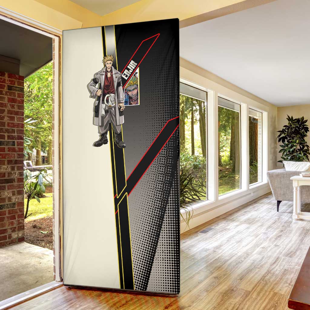 Enjin Crimson Strategist Door Cover Grunge Manga Illustration Style