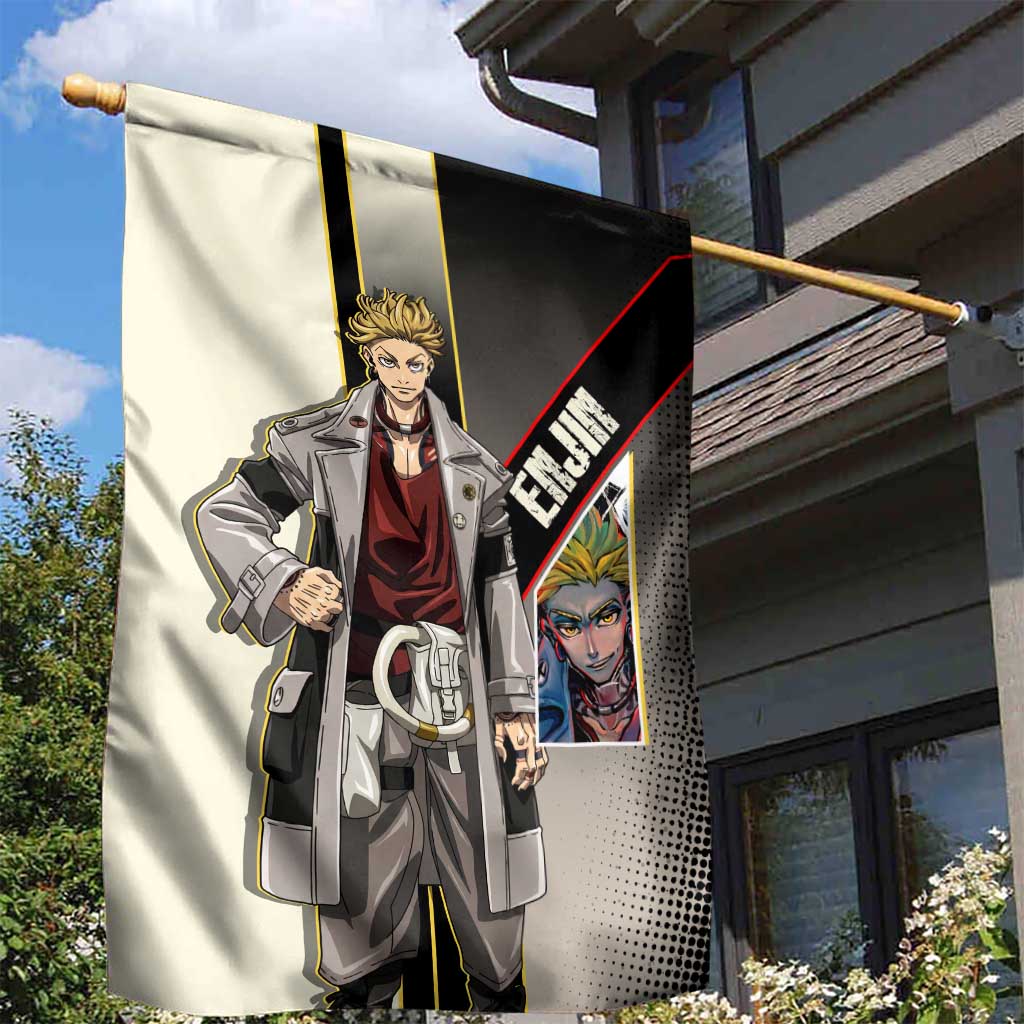 Enjin Crimson Strategist Garden Flag Grunge Manga Illustration Style