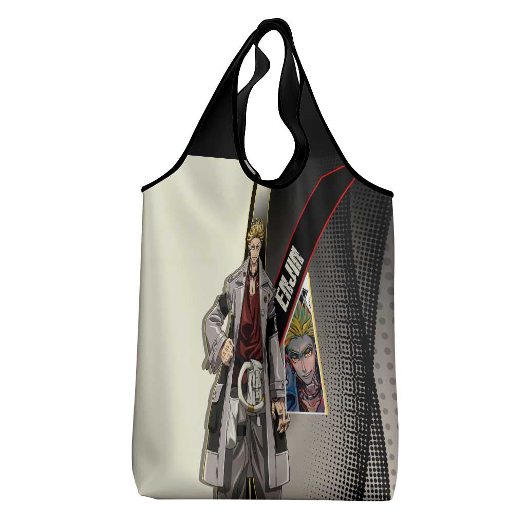Enjin Crimson Strategist Grocery Bag Grunge Manga Illustration Style